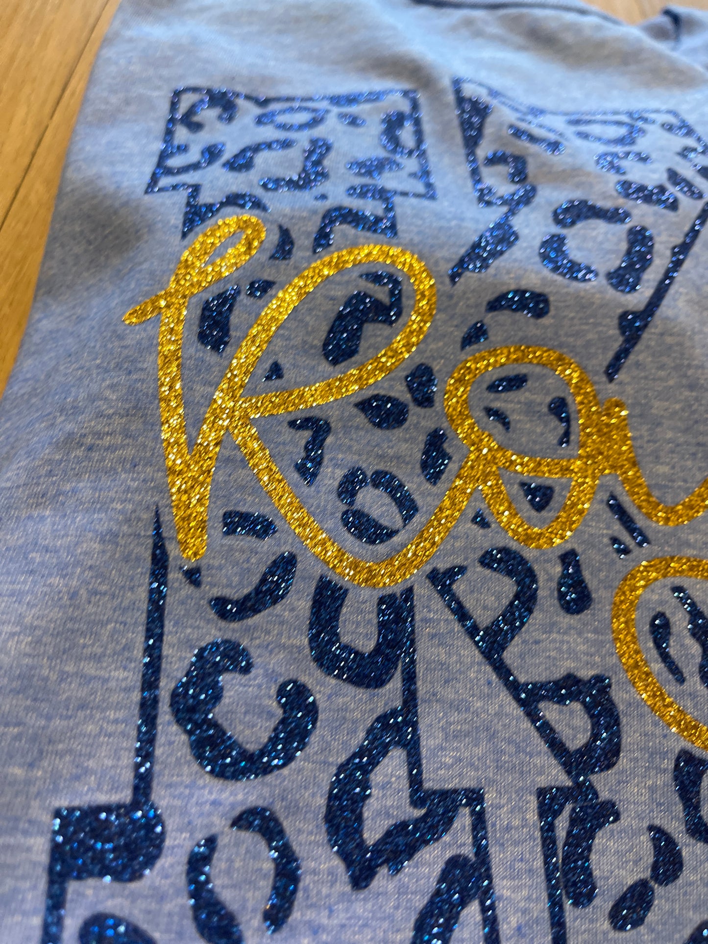 KC baseball real glitter