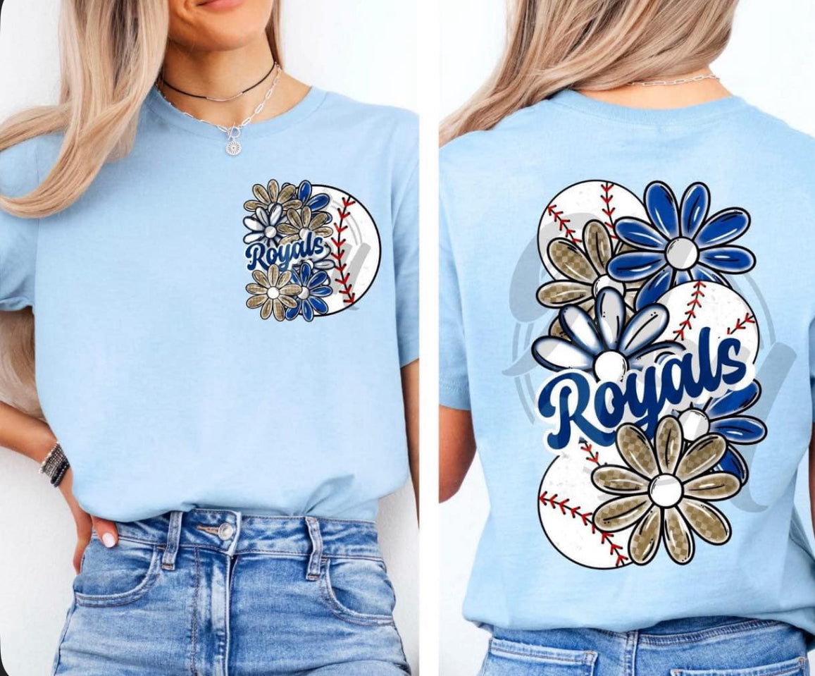 Kan Baseball Floral with pocket design
