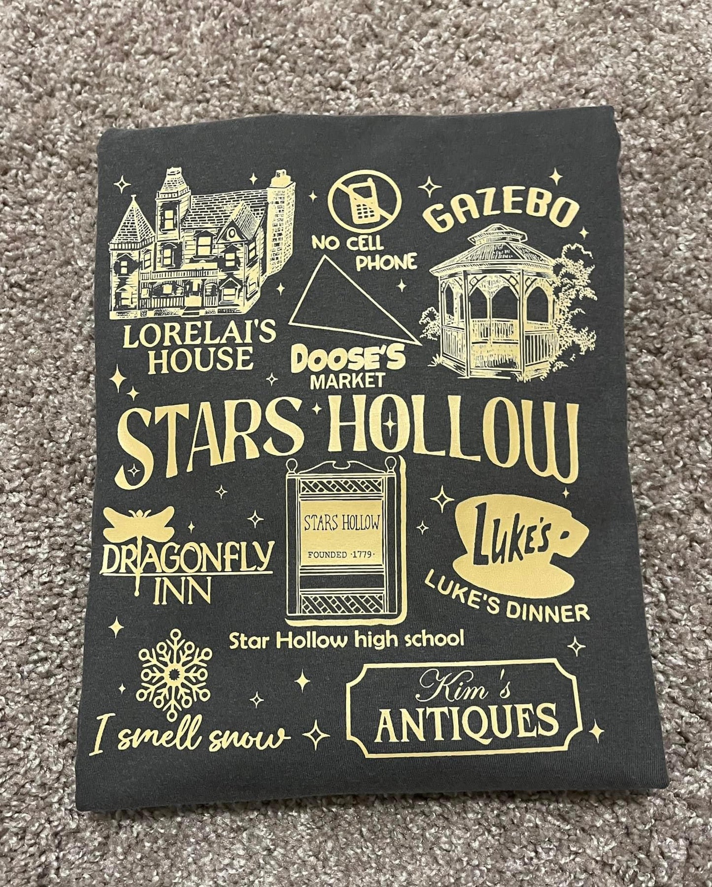 Stars front and back