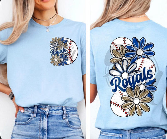 Kan Baseball Floral with pocket design