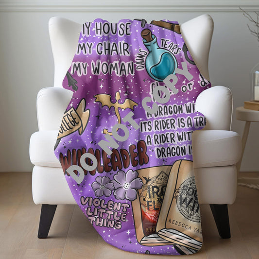 Purple 4 wing blanket