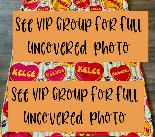 Hearts and KC Blanket
