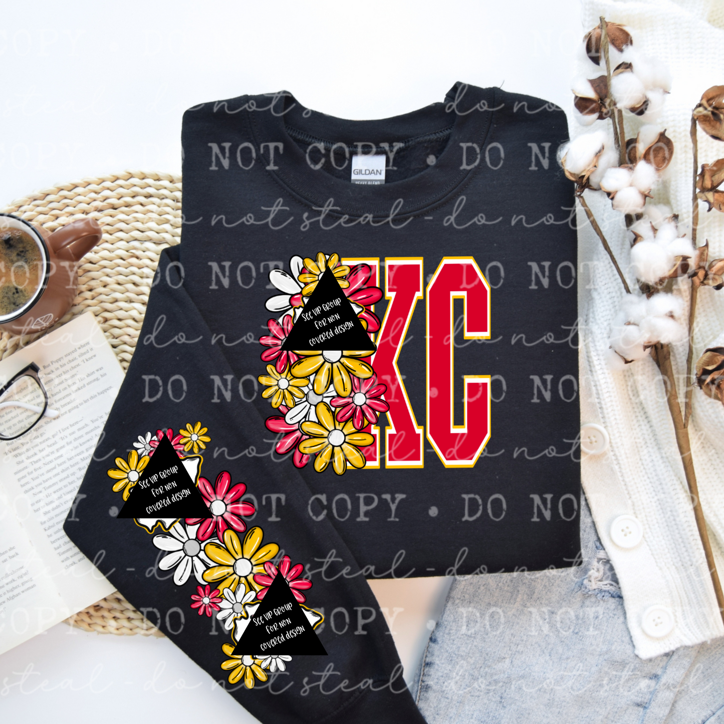 K C Floral with Sleeve