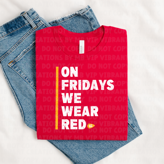 We wear... R E D